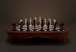 chess 3d obj