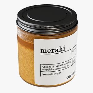 realistic meraki salt scrub 3D model
