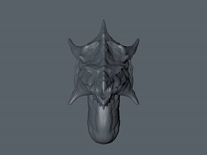 3ds max dragon head