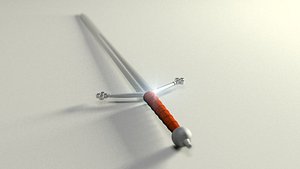 3dsmax scotish claymore
