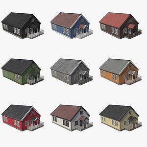 3D Nordic houses - Small