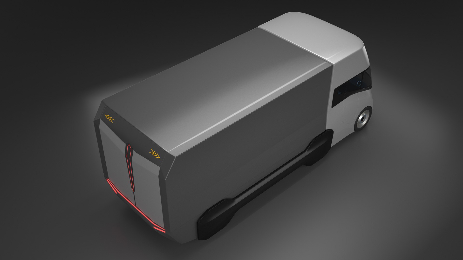 3D Model Generic Futuristic Semi-truck - TurboSquid 1971639