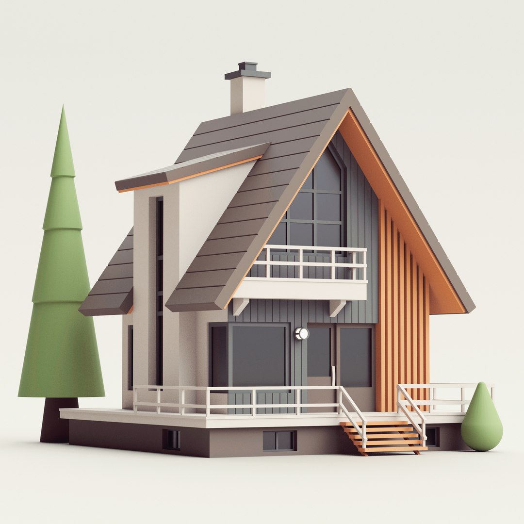 3D Minimal House 04 - TurboSquid 2263094