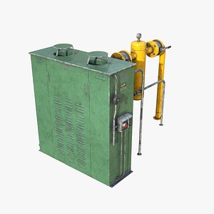 tube evaporator 3D model