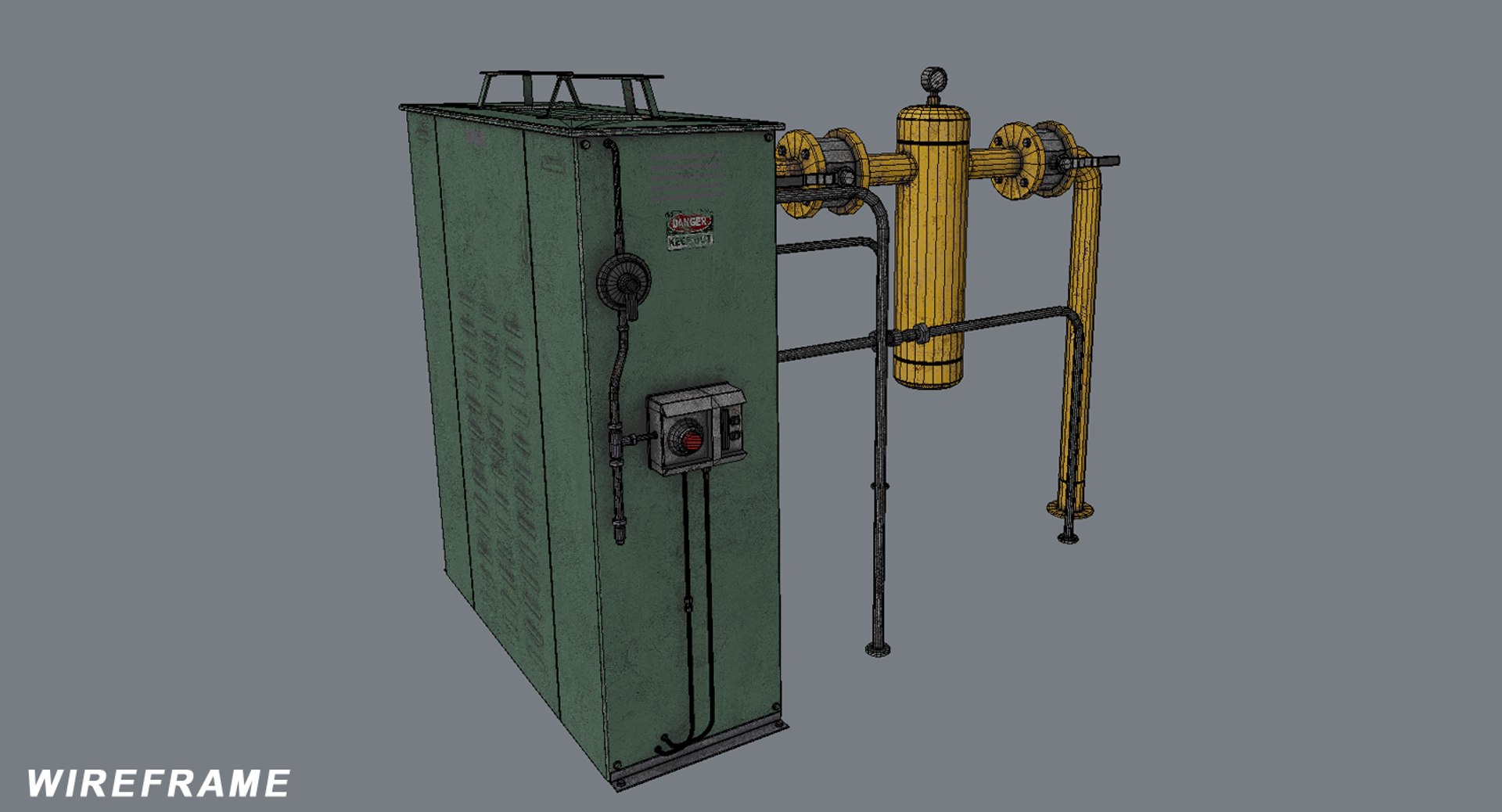 Tube Evaporator 3D Model TurboSquid 1393472