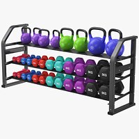 Dumbbell Rack 01