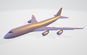 commercial aircraft model