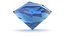 Shield Step Cut Blue Topaz