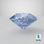 Shield Step Cut Blue Topaz