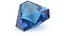 Shield Step Cut Blue Topaz
