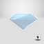 Shield Step Cut Blue Topaz