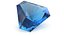 Shield Step Cut Blue Topaz