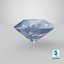 Shield Step Cut Blue Topaz