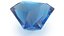 Shield Step Cut Blue Topaz