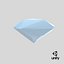 Shield Step Cut Blue Topaz