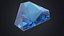 Shield Step Cut Blue Topaz