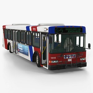 3d max gillig floor bus rigged