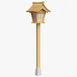 3D model Garden Lantern v1