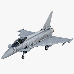Eurofighter Typhoon Jet Fighter EF-2000 PBR model