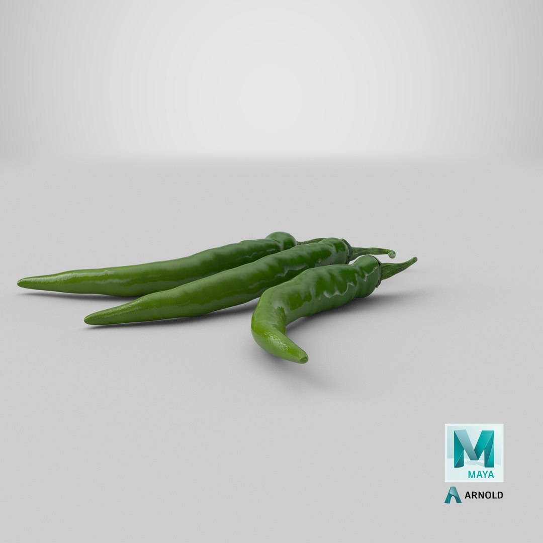 green chili pepper 3D model https://p.turbosquid.com/ts-thumb/hU/rme3EP/1JCo4ICH/stemcell_maya_arnold_render/png/1581941859/1920x1080/fit_q87/7f91d9d0a75e6909a57c3f06b0a0cb0beff1e845/stemcell_maya_arnold_render.jpg
