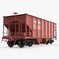 Freight Hopper Railcar