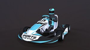 LowPolyKartWithPlayer 1
