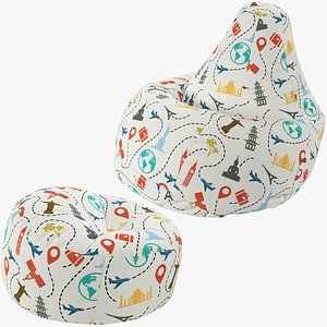 Bean Bag Chairs Collection V5