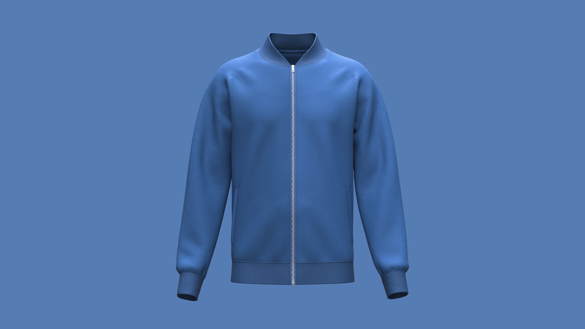Raglan Sleeve Premium Knit Jacket Design 3D model - TurboSquid 1971285