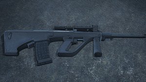 AUG A2 3D Model Classic Steyr Bullpup Timeless Tactical Design