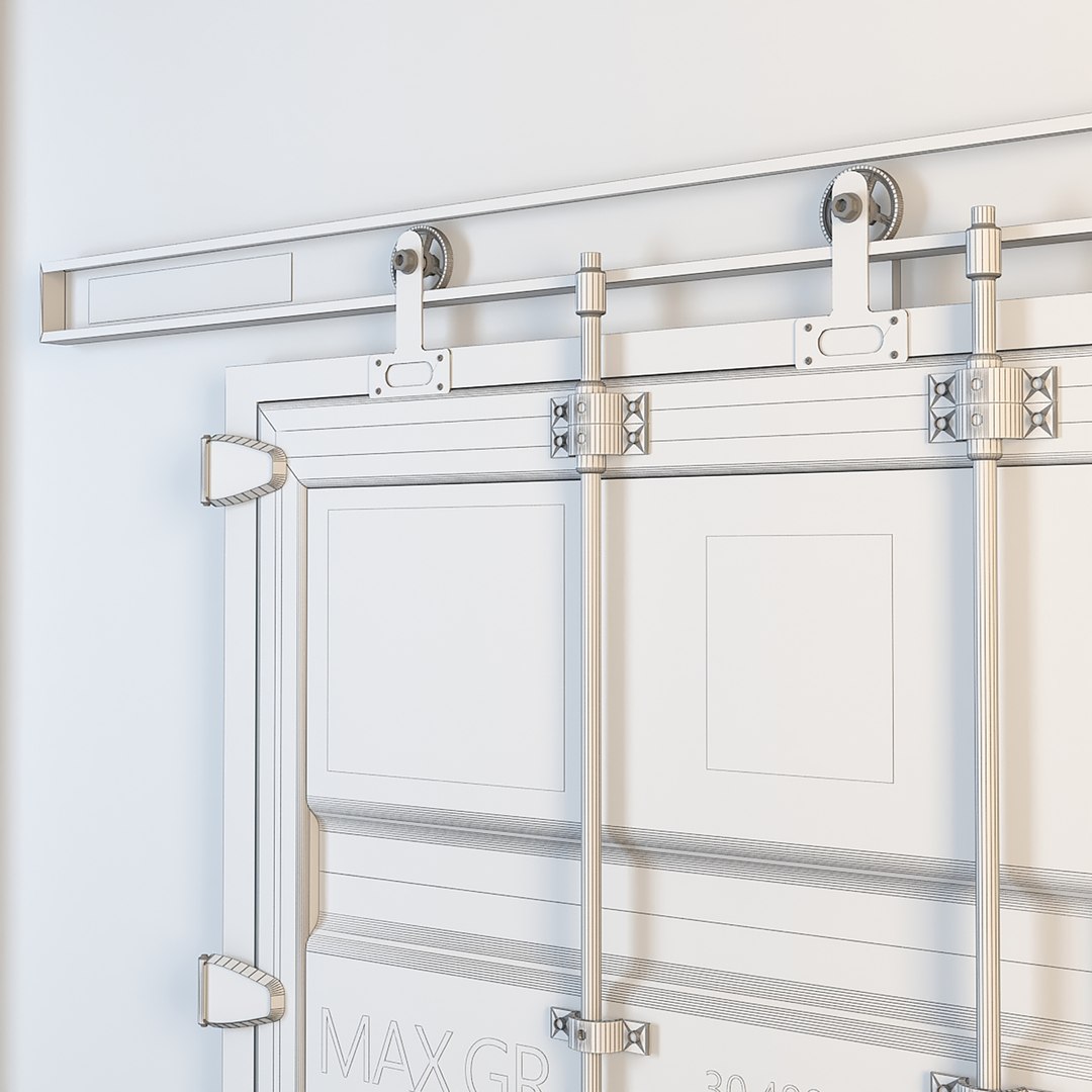 3D Industrial Container Sliding Doors Model - TurboSquid 1639812