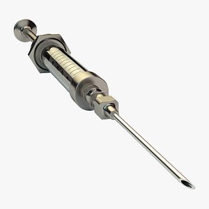 3d syringe model