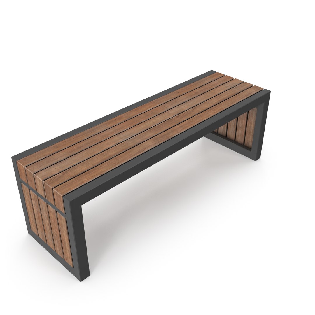 Bench 3D model - TurboSquid 1754435