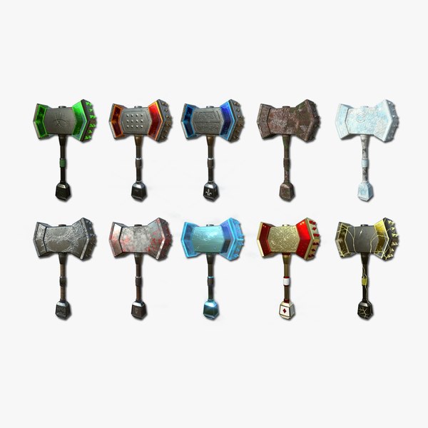 10 Medieval War Hammer Collection - Fantasy Weaponry