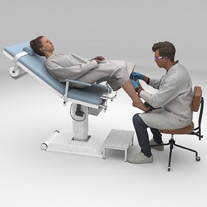 3D model Gynecological Exam