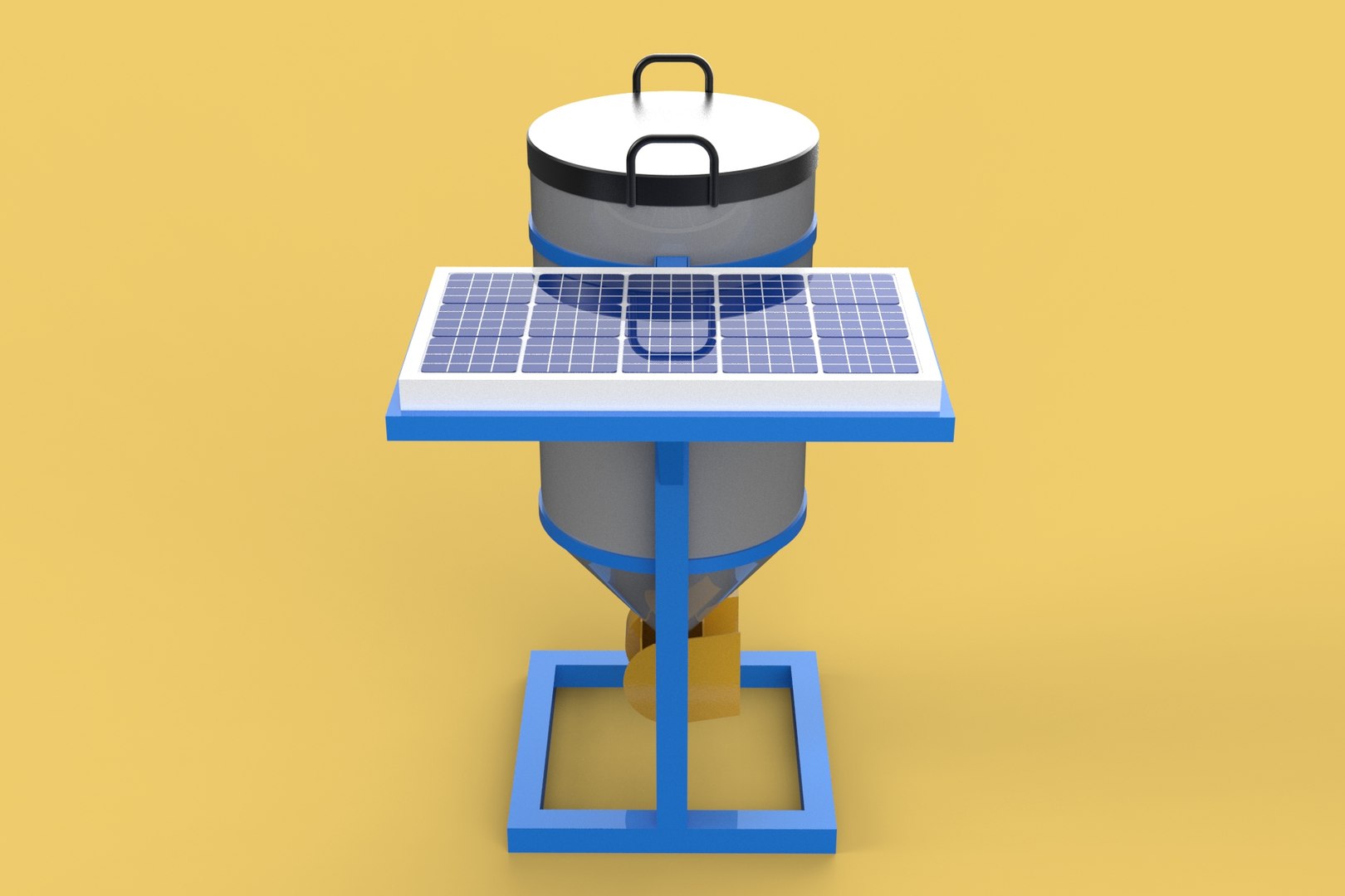 SOLAR CELL POWERED DIRECTIONAL FISH FEEDER CENTRIFUGAL SPREADER model https://p.turbosquid.com/ts-thumb/hV/GFTye0/0x/solarcellpowereddirectionalfishfeedercentrifugalspreader.24/jpg/1715110056/1920x1080/fit_q87/c34a2b365842682e58307eac5221be8580a1514e/solarcellpowereddirectionalfishfeedercentrifugalspreader.24.jpg
