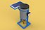 SOLAR CELL POWERED DIRECTIONAL FISH FEEDER CENTRIFUGAL SPREADER