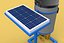 SOLAR CELL POWERED DIRECTIONAL FISH FEEDER CENTRIFUGAL SPREADER