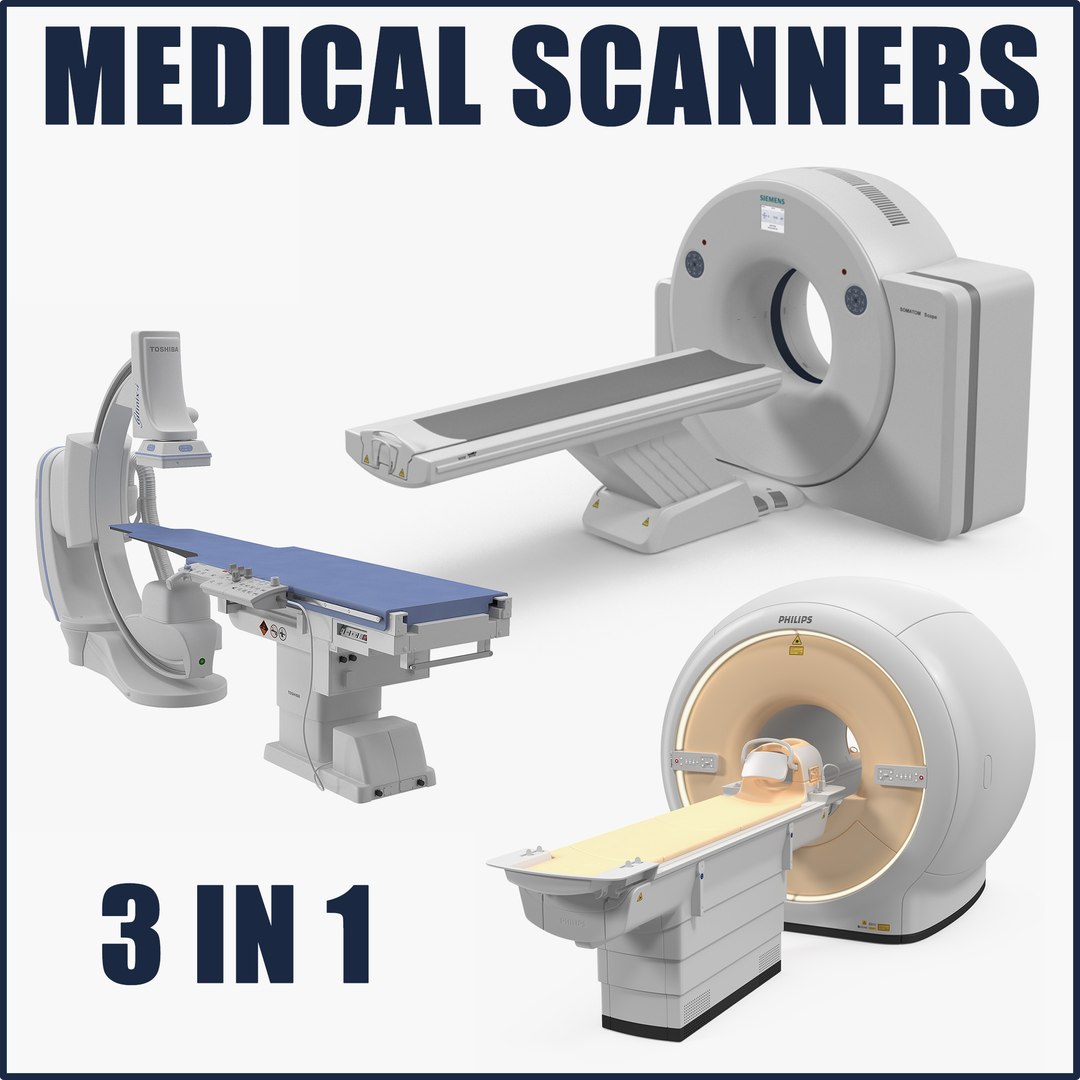 Medical  Scanners Collection 3D model preview