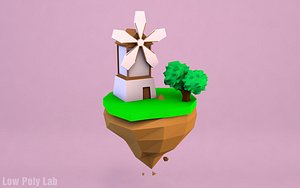 Low Poly Mill