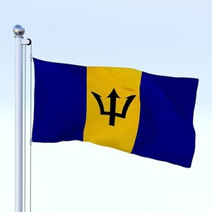 Animated Barbados Flag