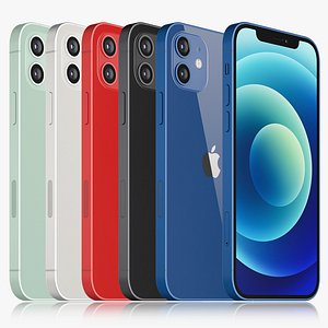 apple iphone 12 colors 3D