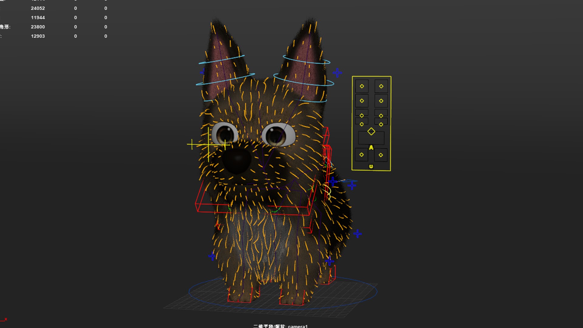3D Cute cartoon dog https://p.turbosquid.com/ts-thumb/hV/SXkrTd/Ii/99/png/1702520805/1920x1080/fit_q87/23bcda8dc26efa79aa06608b665df53351b72742/99.jpg