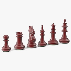 Chess Pieces 3D Model $20 - .max .3ds .dwg .fbx - Free3D