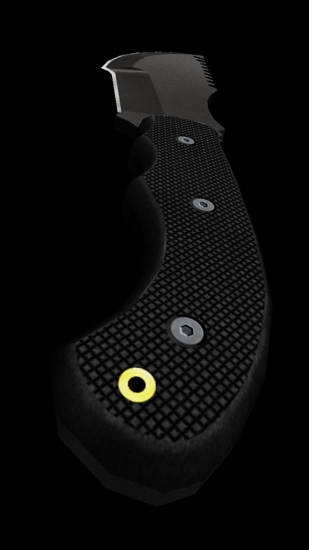 tracker knife 3d model