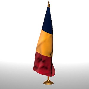 CHAD  table flag t 3D