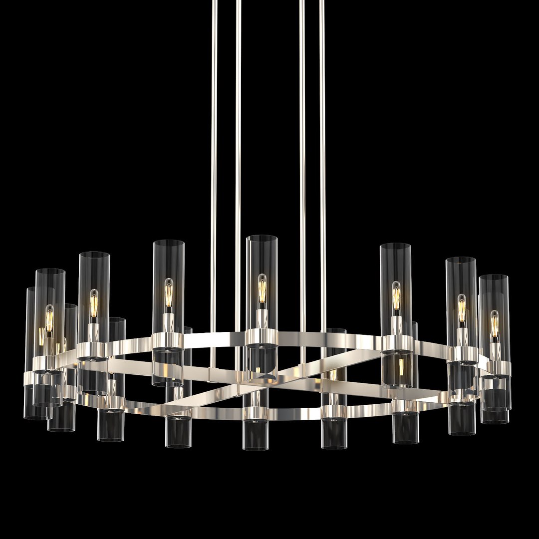 3D Ravelle Chandelier 48 Rh - TurboSquid 1407500