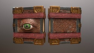 Monster Book Low-poly