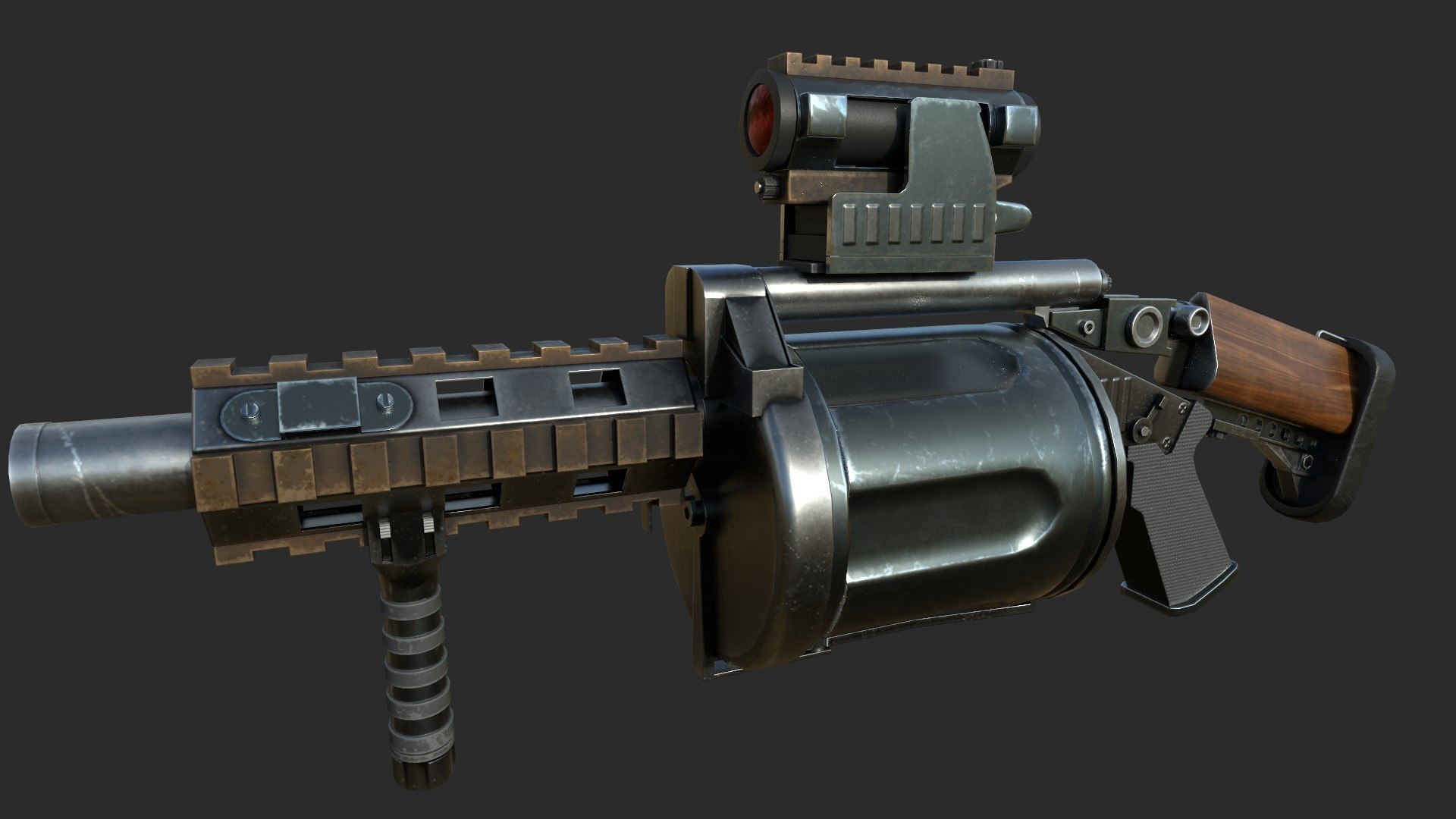 3D mgl gun https://p.turbosquid.com/ts-thumb/hV/eiw1Nt/PI/t_gun_side_2/jpg/1613644721/1920x1080/fit_q87/af266aa11ef9d1390db3d149181e95e79c3d1b9e/t_gun_side_2.jpg