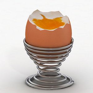Egg holder egg soft-boiled