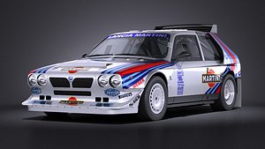 lancia delta s4 3d obj